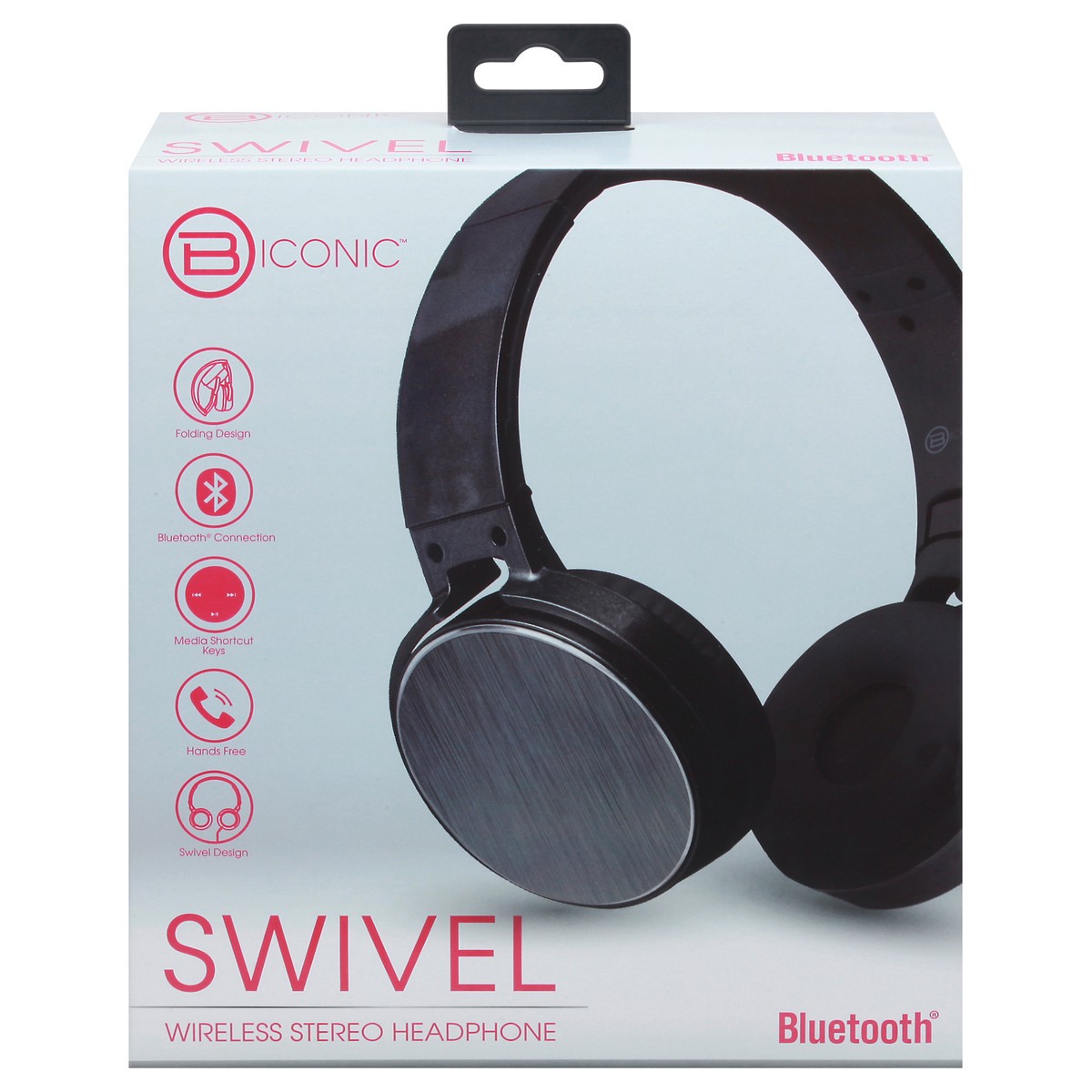 slide 1 of 10, B Iconic Swivel Wireless Stereo Headphone 1 ea, 1 ea