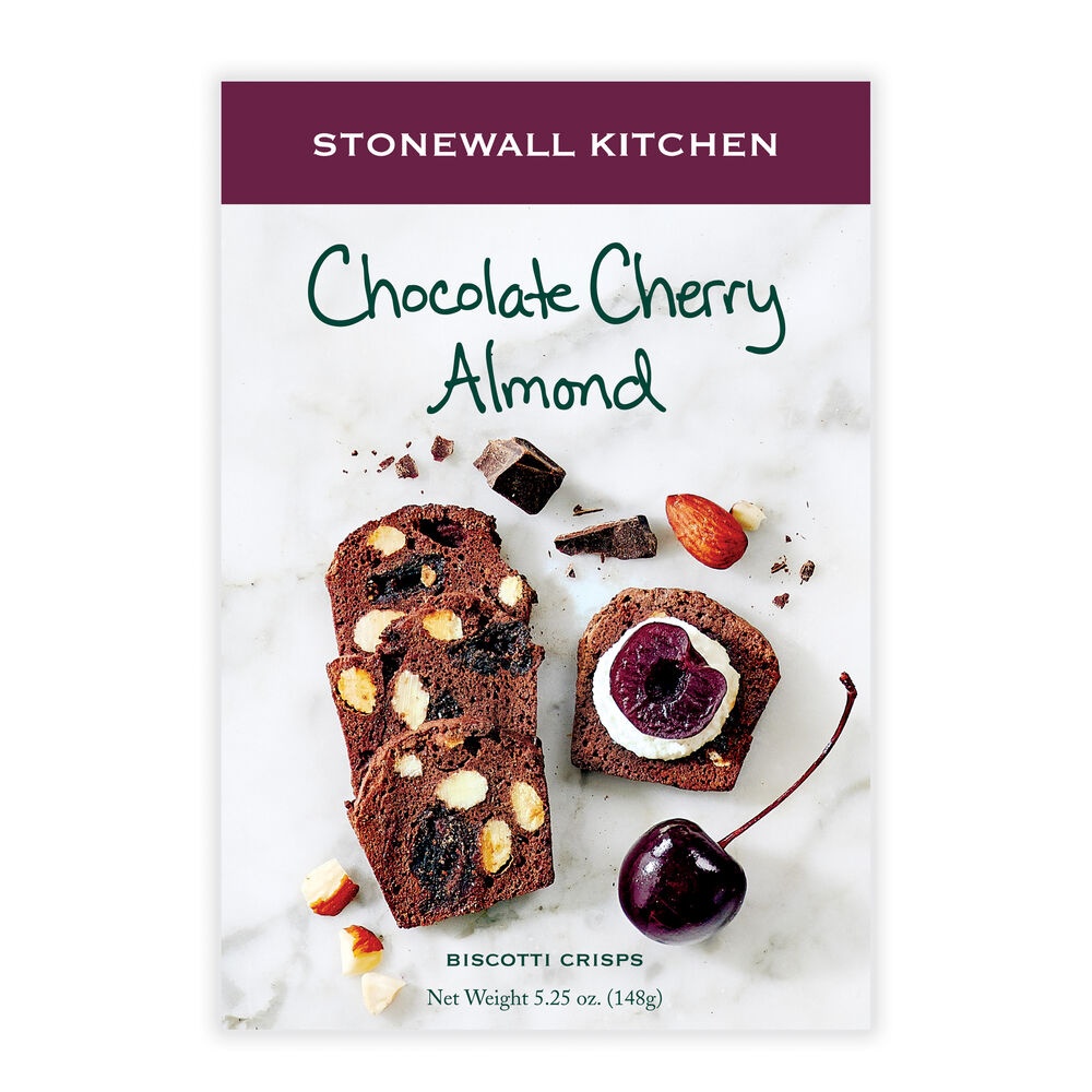 slide 1 of 1, Stonewall Kitchen Chocolate Cherry Biscotti Crisps, 5.25 oz