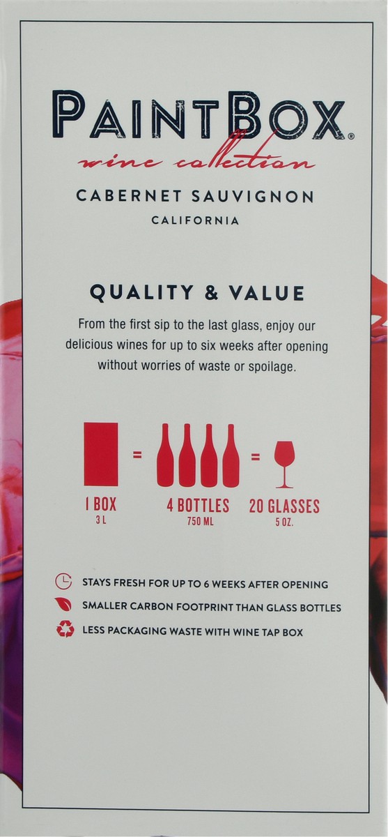 slide 9 of 10, Paint Box Wine Collection California Cabernet Sauvignon 1 ea Box, 1 ct