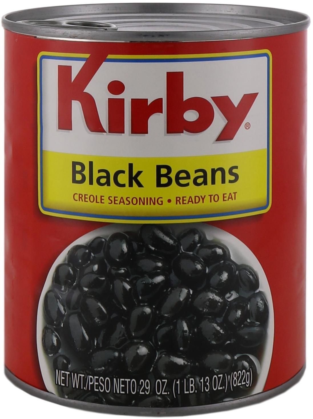 slide 1 of 1, Kirby Black Beans, 29 oz