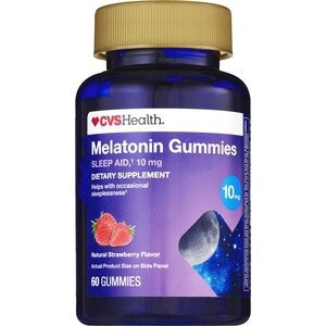 slide 1 of 1, CVS Health Melatonin 10 Mg Gummies, Strawberry, 60Ct, 1 ct