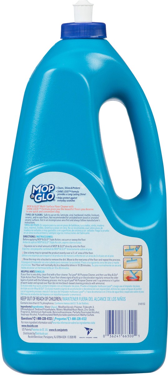 slide 4 of 12, Mop & Glo Multi-Surface Fresh Citrus Scent Floor Cleaner 64 oz, 64 oz