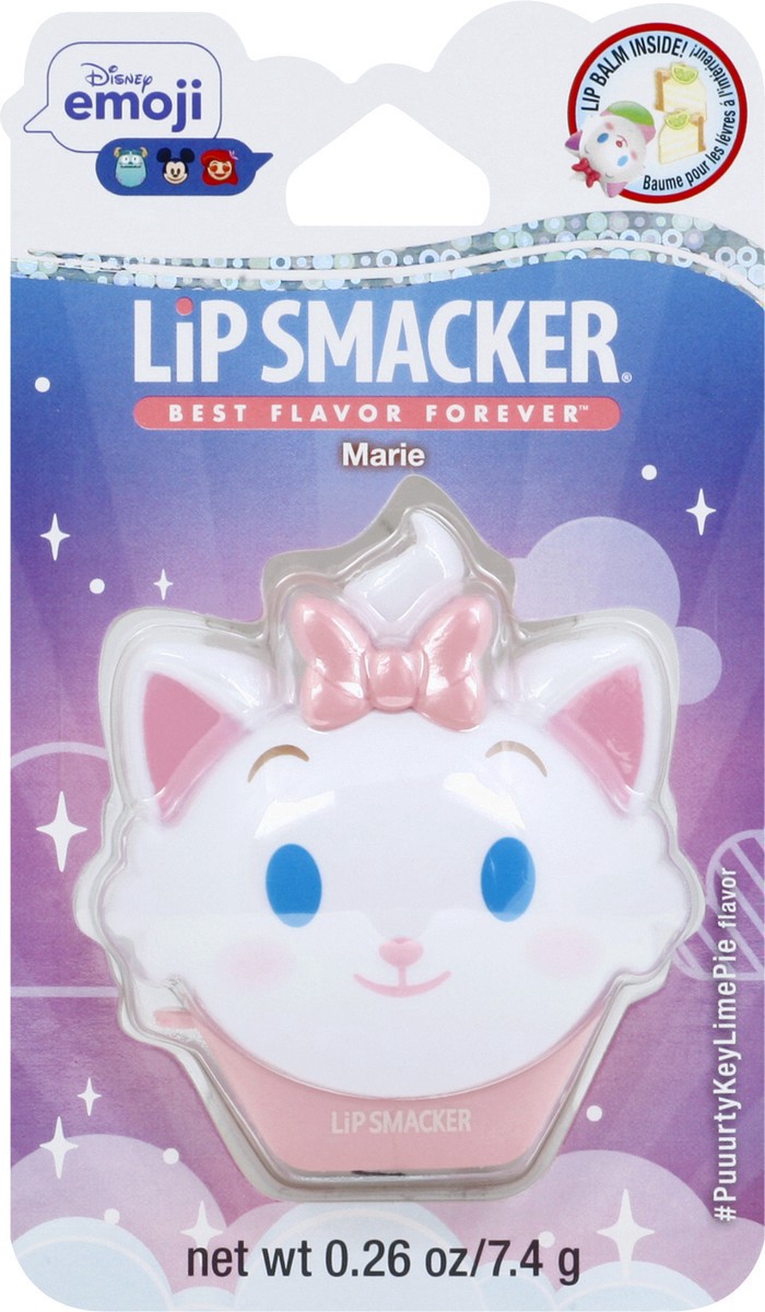 slide 6 of 9, Bonne Bell Lip Smacker Disney Emoji Lip Balm - Marie #PuurtyKeyLimePie, 0.26 oz