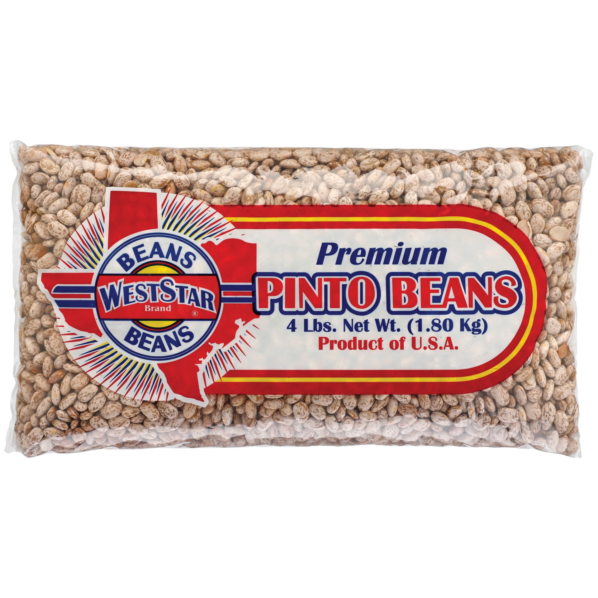 slide 1 of 1, West Star Pinto Beans, 4 lb