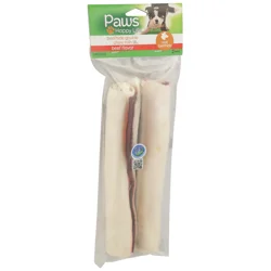 Paws Happy Life Beef Flavor Beefhide Double Chew Rolls For Dogs