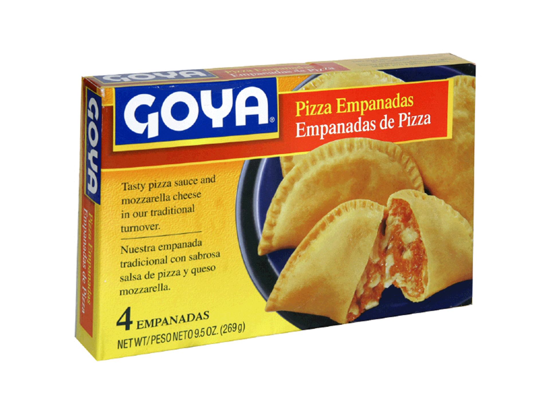 slide 1 of 1, Goya Pizza Empanadas 4 Each, 4 ct