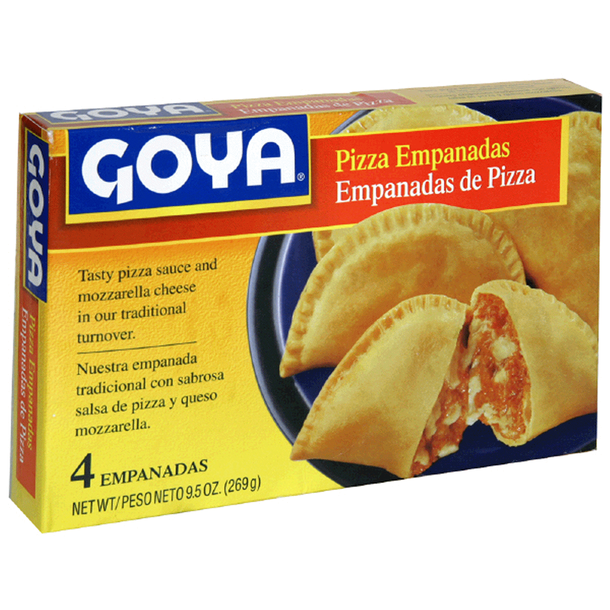 slide 1 of 1, Goya Pizza Empanadillas, 10 oz