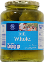 slide 1 of 1, Kroger Dill Pickles - Whole, 32 oz