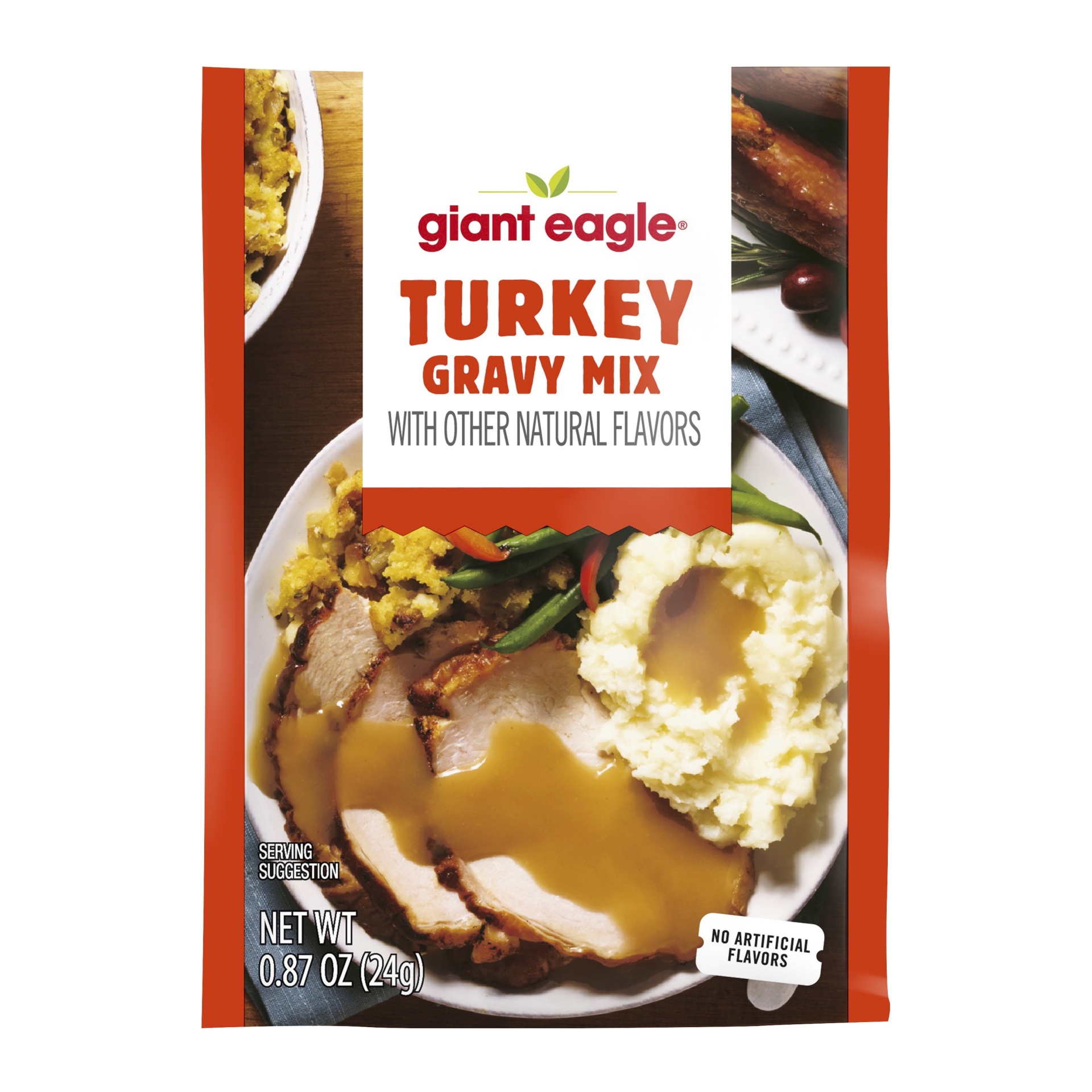 slide 1 of 1, Giant Eagle Turkey Gravy Mix - 0.87 oz, 0.87 oz