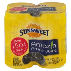 Sunsweet Prune Juice - 4 ct; 7.5 oz