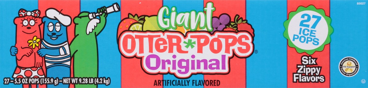 slide 2 of 13, Otter Pops Giant Pops 27 Pack 27 - 5.5 oz Pops, 27 ct