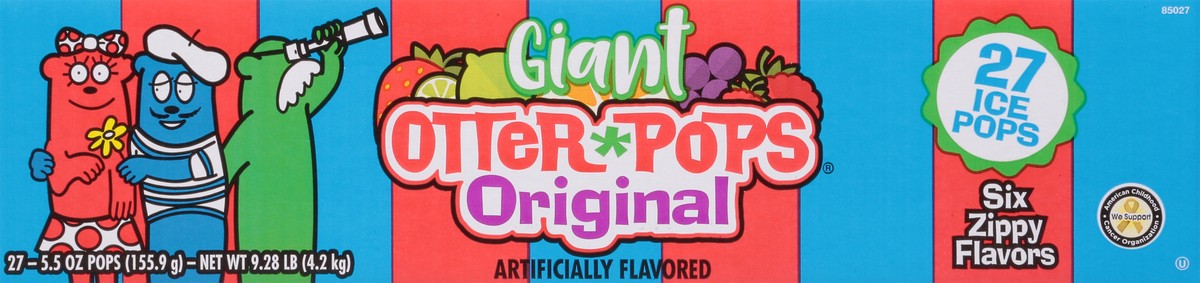 slide 5 of 13, Otter Pops Giant Pops 27 Pack 27 - 5.5 oz Pops, 27 ct