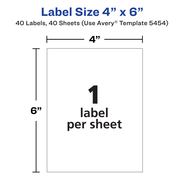slide 4 of 6, Avery Removable Color Coding Label - 1008 Count, 40 ct; 4 in x 6 in
