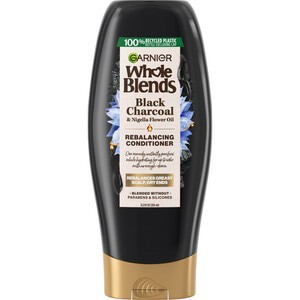 slide 1 of 1, Garnier Whole Blends Charcoal Conditioner, 12 fl oz