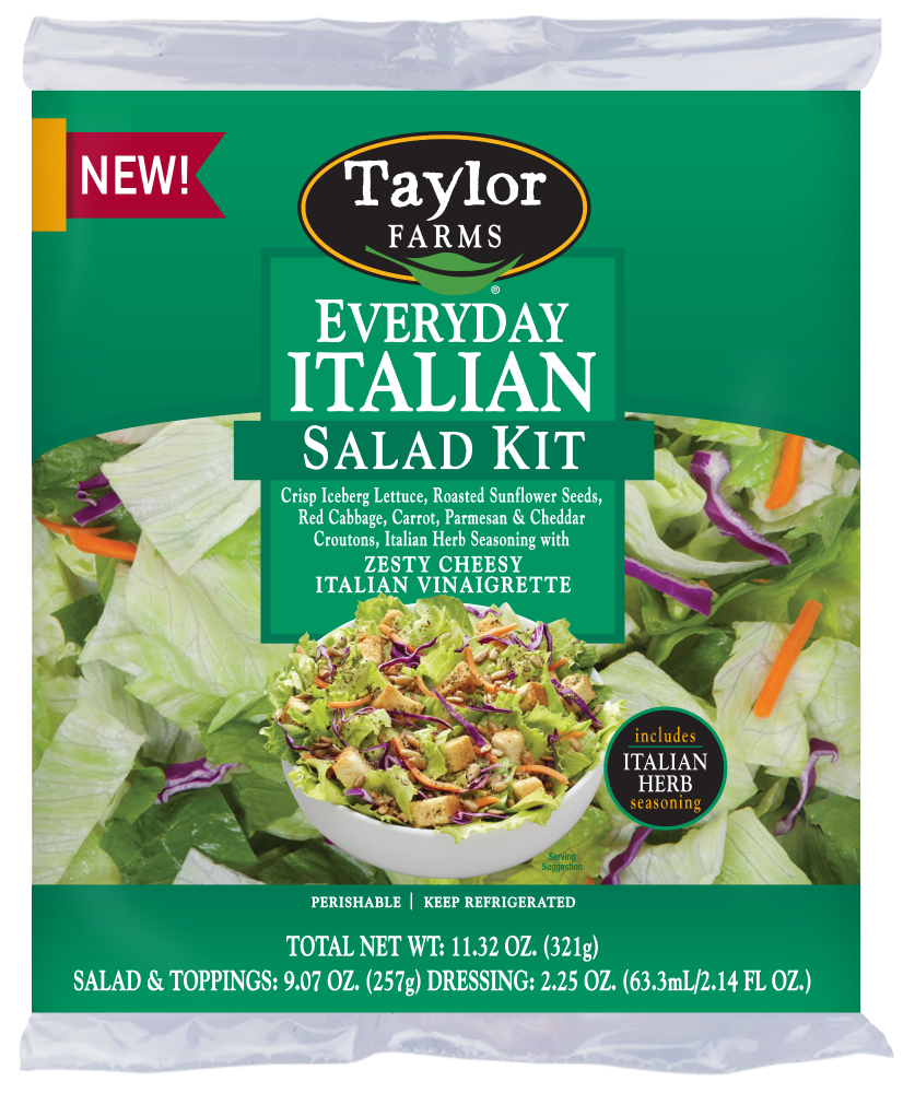 slide 1 of 1, Taylor Farms Everyday Italian Salad Kit, 11.32 oz