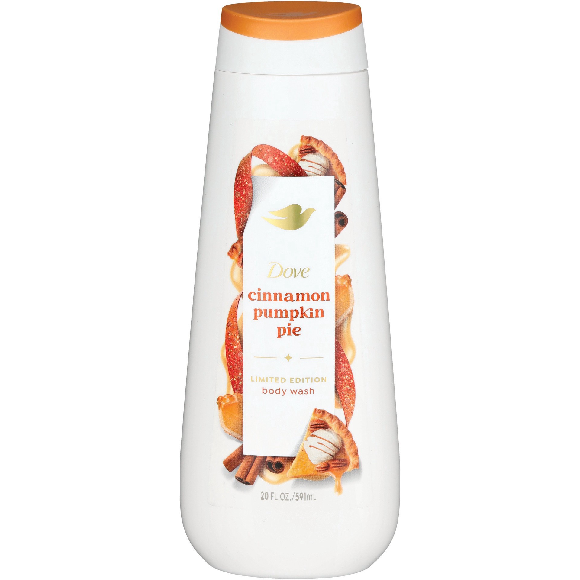 slide 1 of 1, Dove Limited Edition Body Wash - Cinnamon Pumpkin Pie, 20 oz