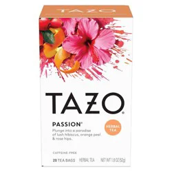 TAZO Tea Bags Passion Herbal Tea, 20 ct