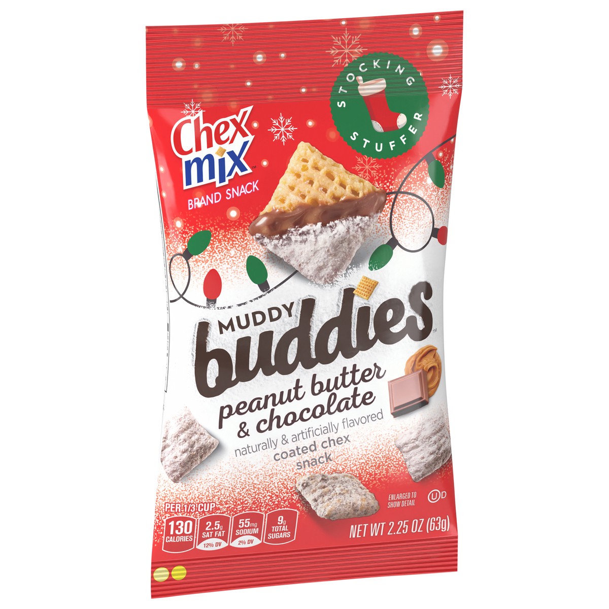 slide 10 of 13, Chex Mix Muddy Buddies, Peanut Butter and Chocolate, 2.25 oz, 2.25 oz