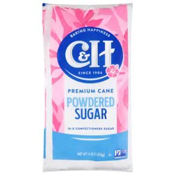 C&H Premium Cane Powdered Sugar 4 lb