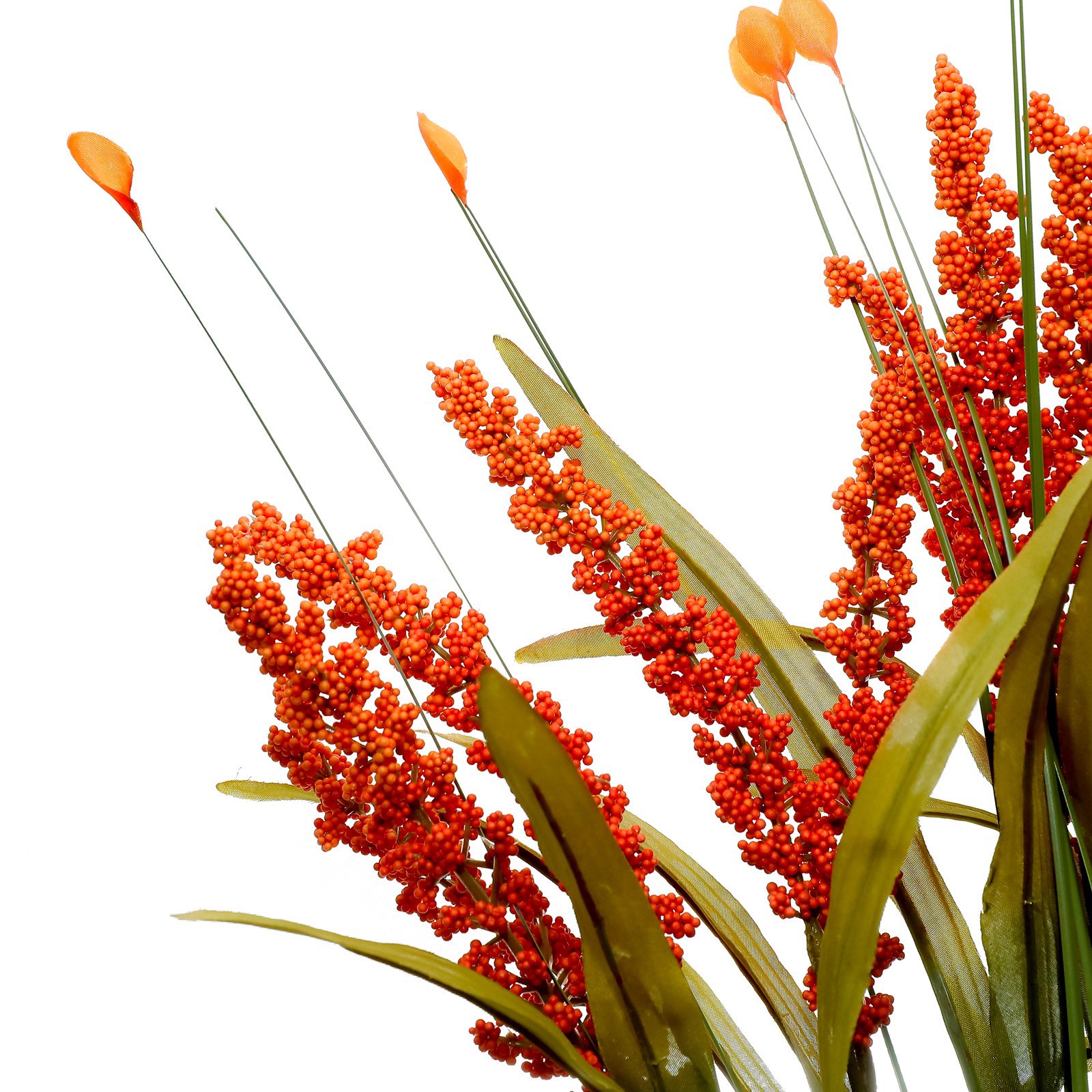 slide 2 of 3, 20.5" Dark Orange Berry Mix Deluxe Bush By Ashland, 20.5 in