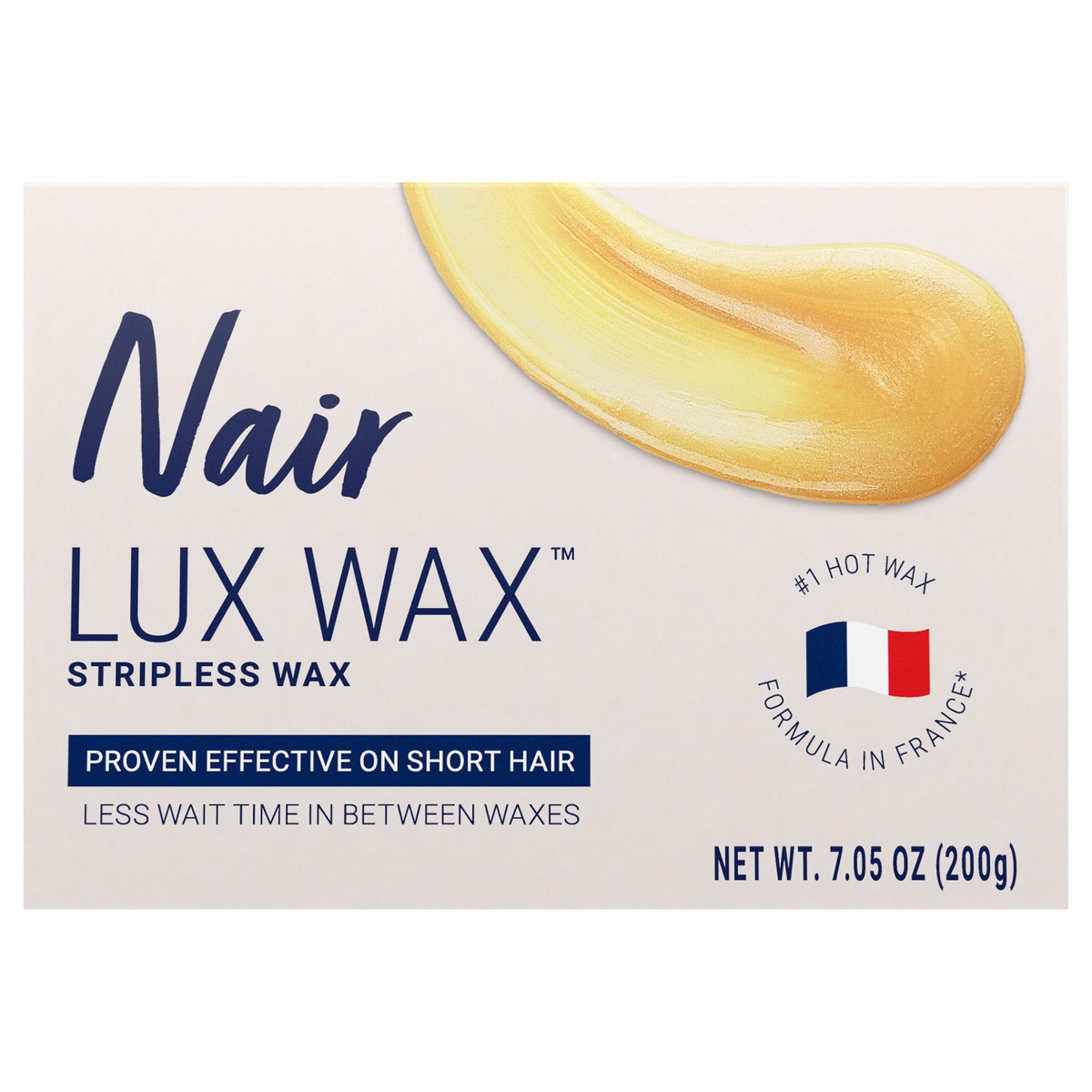 slide 8 of 14, Nair Lux Wax, Microwaveable Hot Waxing Kit for Women, Stripless Hair Removal, 7.05 Oz, 7.05 oz
