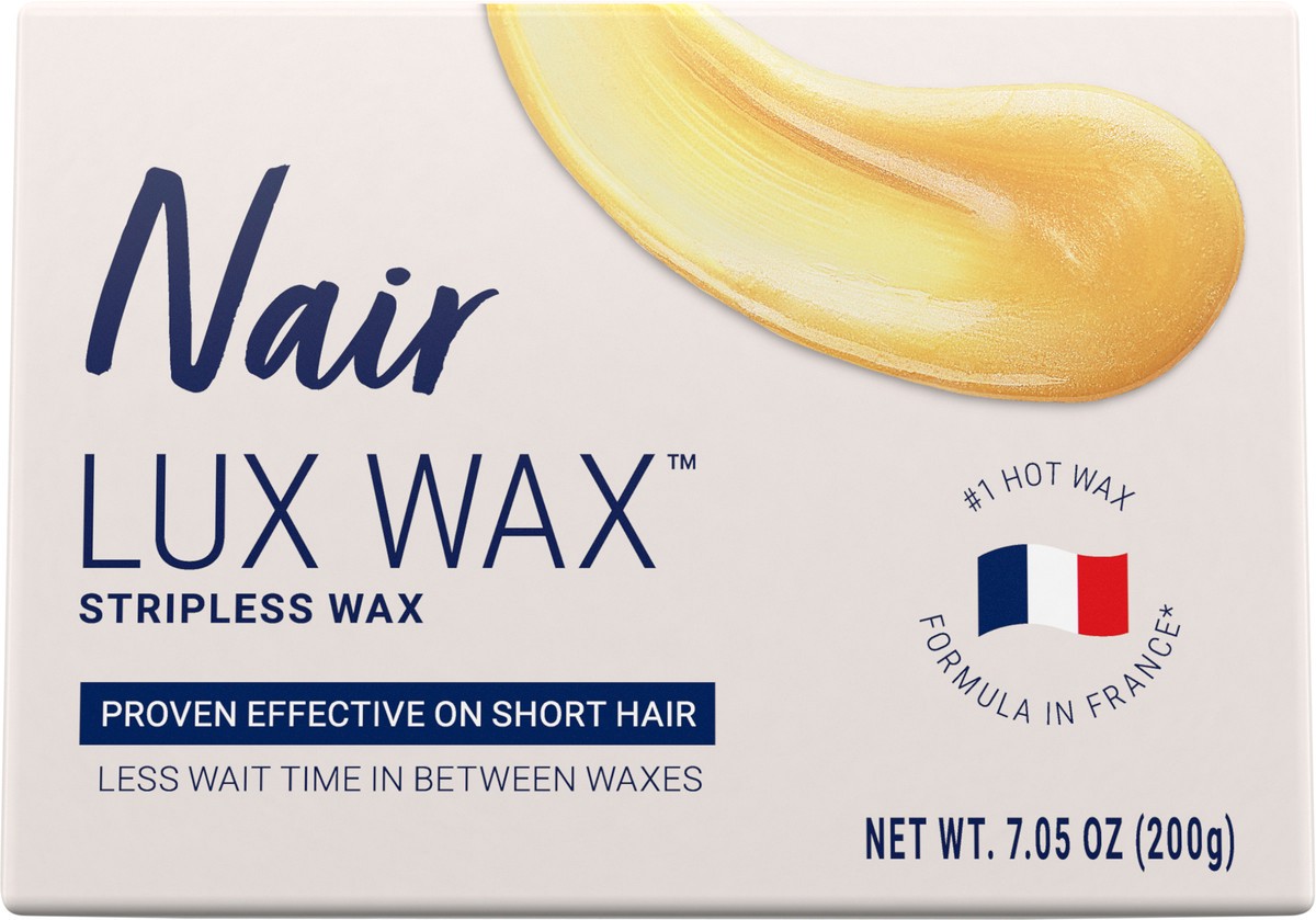 slide 3 of 14, Nair Lux Wax, Microwaveable Hot Waxing Kit for Women, Stripless Hair Removal, 7.05 Oz, 7.05 oz