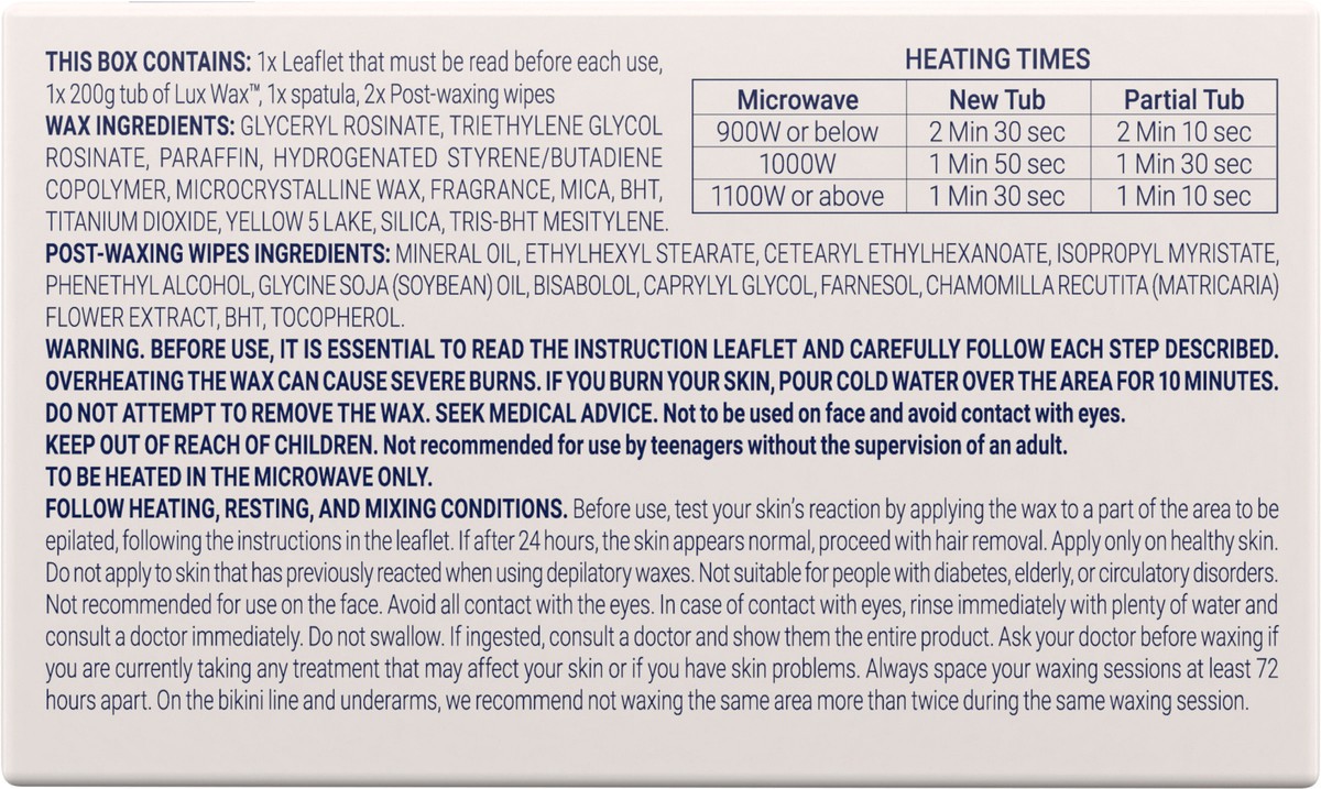 slide 9 of 14, Nair Lux Wax, Microwaveable Hot Waxing Kit for Women, Stripless Hair Removal, 7.05 Oz, 7.05 oz