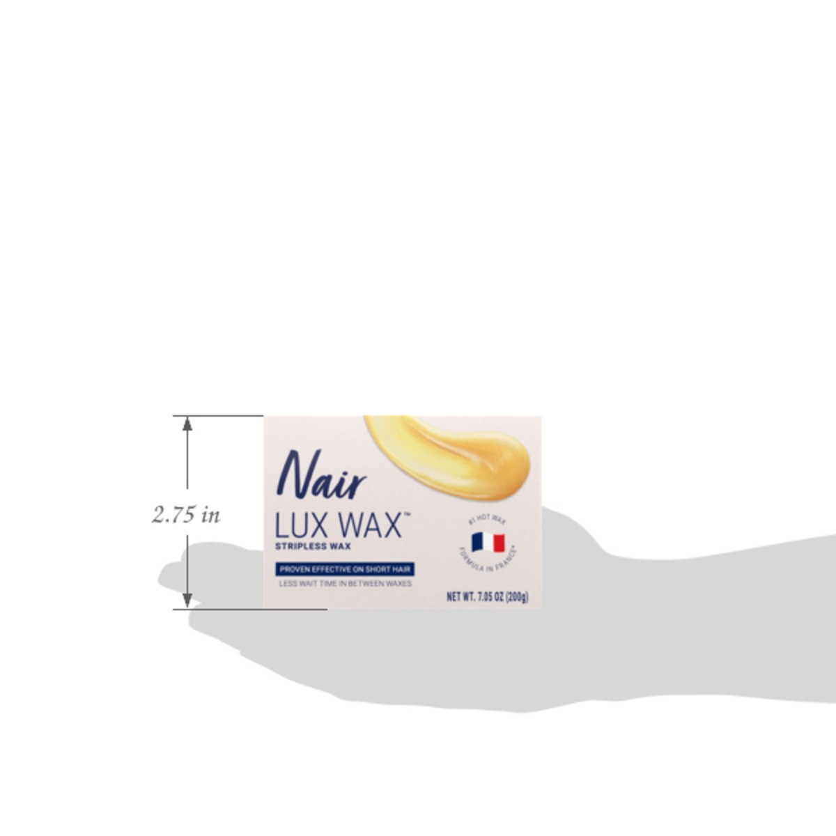 slide 14 of 14, Nair Lux Wax, Microwaveable Hot Waxing Kit for Women, Stripless Hair Removal, 7.05 Oz, 7.05 oz