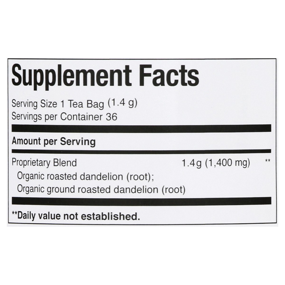 slide 6 of 12, The Republic of Tea Superherb Tea Dandelion Tea With Vanilla Herbal Supplement - 36 ct, 36 ct