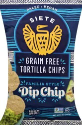 Siete Familia Style Dip Chip Grain Free Tortilla Chips 5 oz