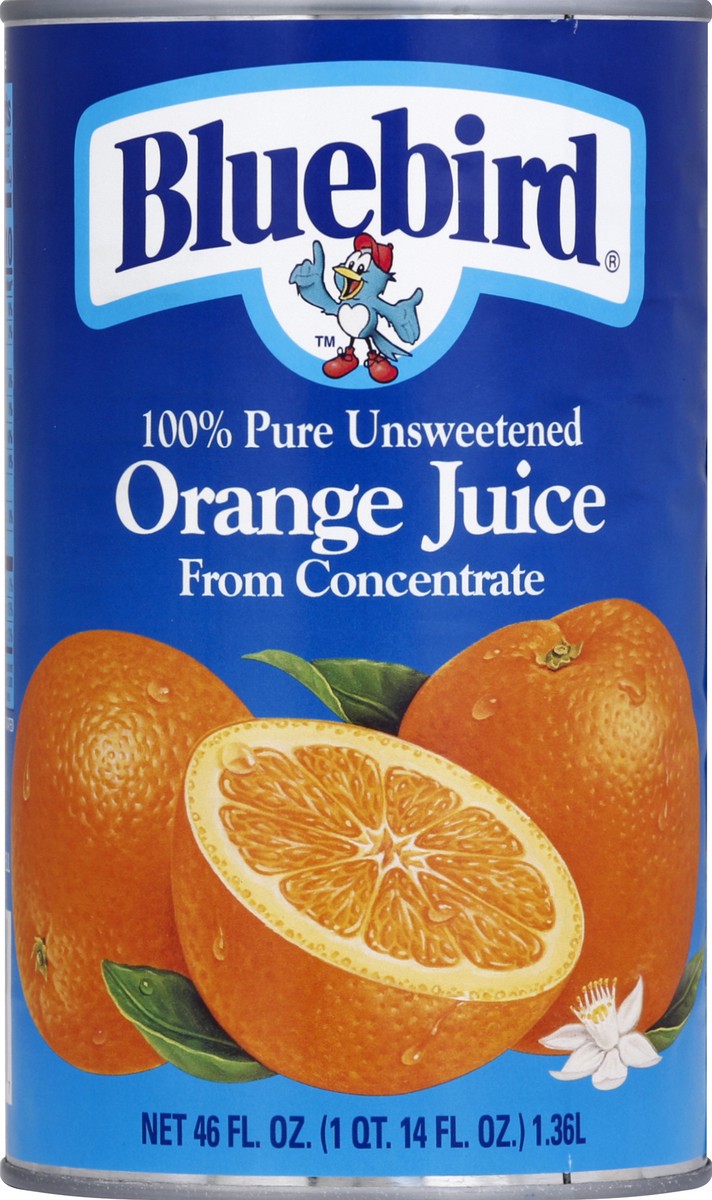 slide 5 of 7, Blue Bird Orange Juice 46 oz, 46 oz