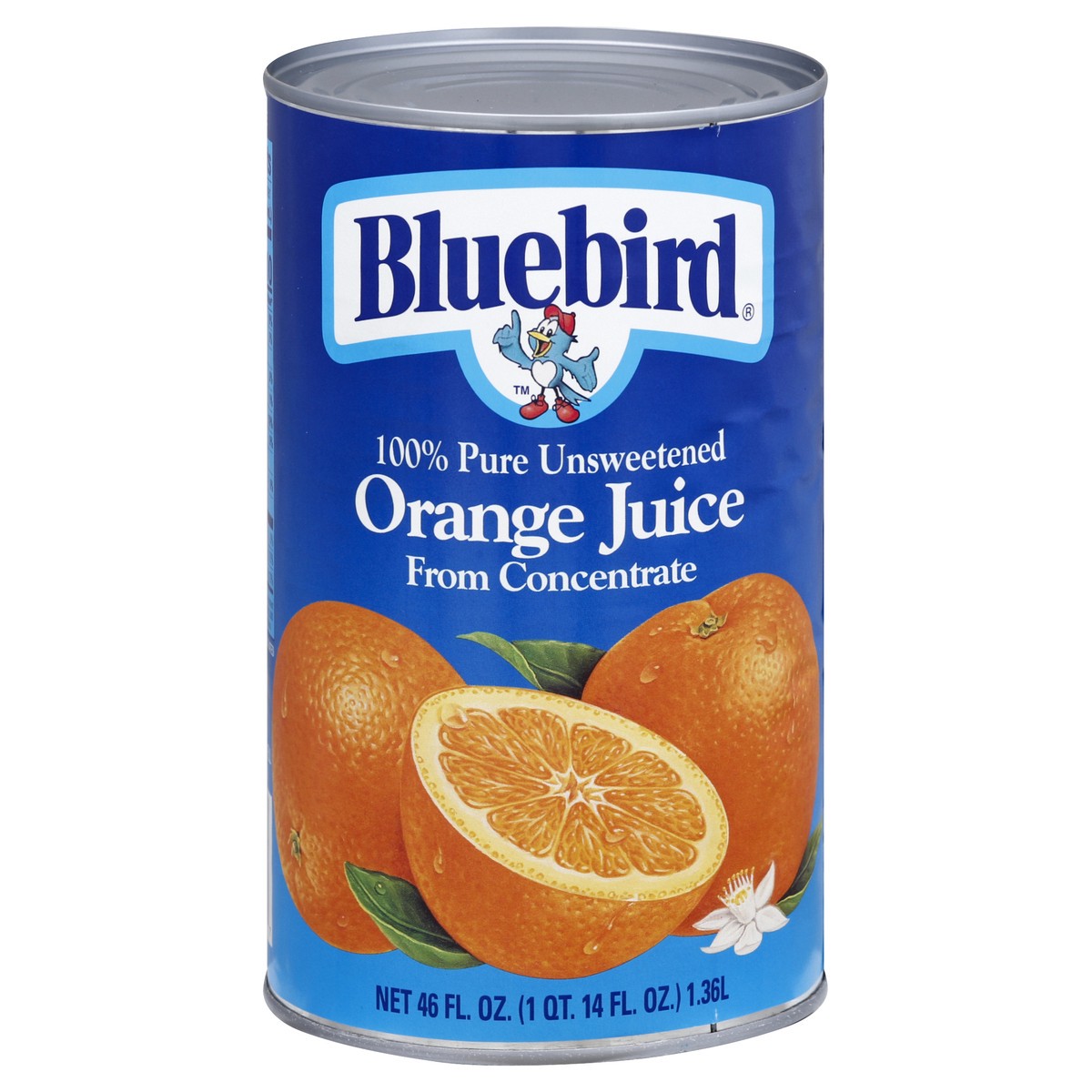 slide 7 of 7, Blue Bird Orange Juice 46 oz, 46 oz