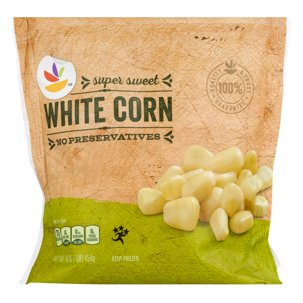 slide 1 of 1, GIANT Super Sweet White Corn All Natural Frozen, 16 oz