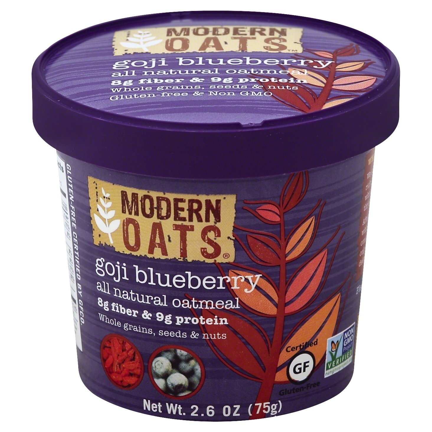 slide 1 of 1, Modern Oats Goji Blueberry Oatmeal, 2.6 oz