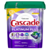 slide 3 of 29, Cascade Platinum Plus Dishwasher Pods, Dishwasher Detergent, Dish Detergent Soap, Lemon, 47 Count, 47 ct