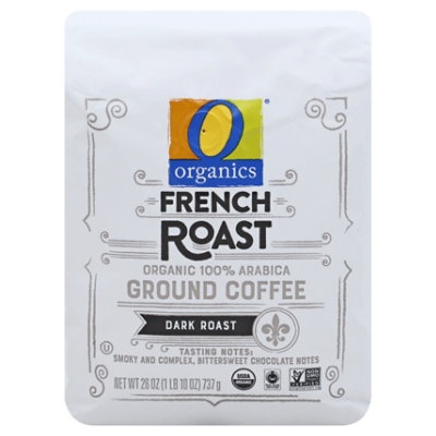 slide 1 of 1, O Orgnc Coffee French Roast Ground, 