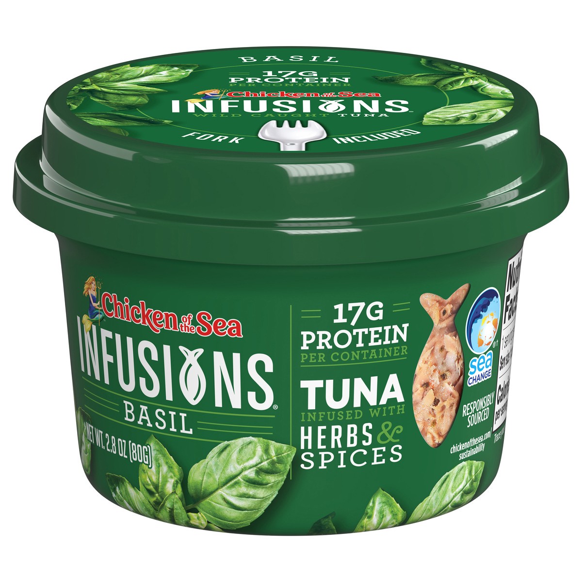 slide 6 of 7, CHICKEN OF THE SEA Cos Infusions Basil Tuna, 1 ct