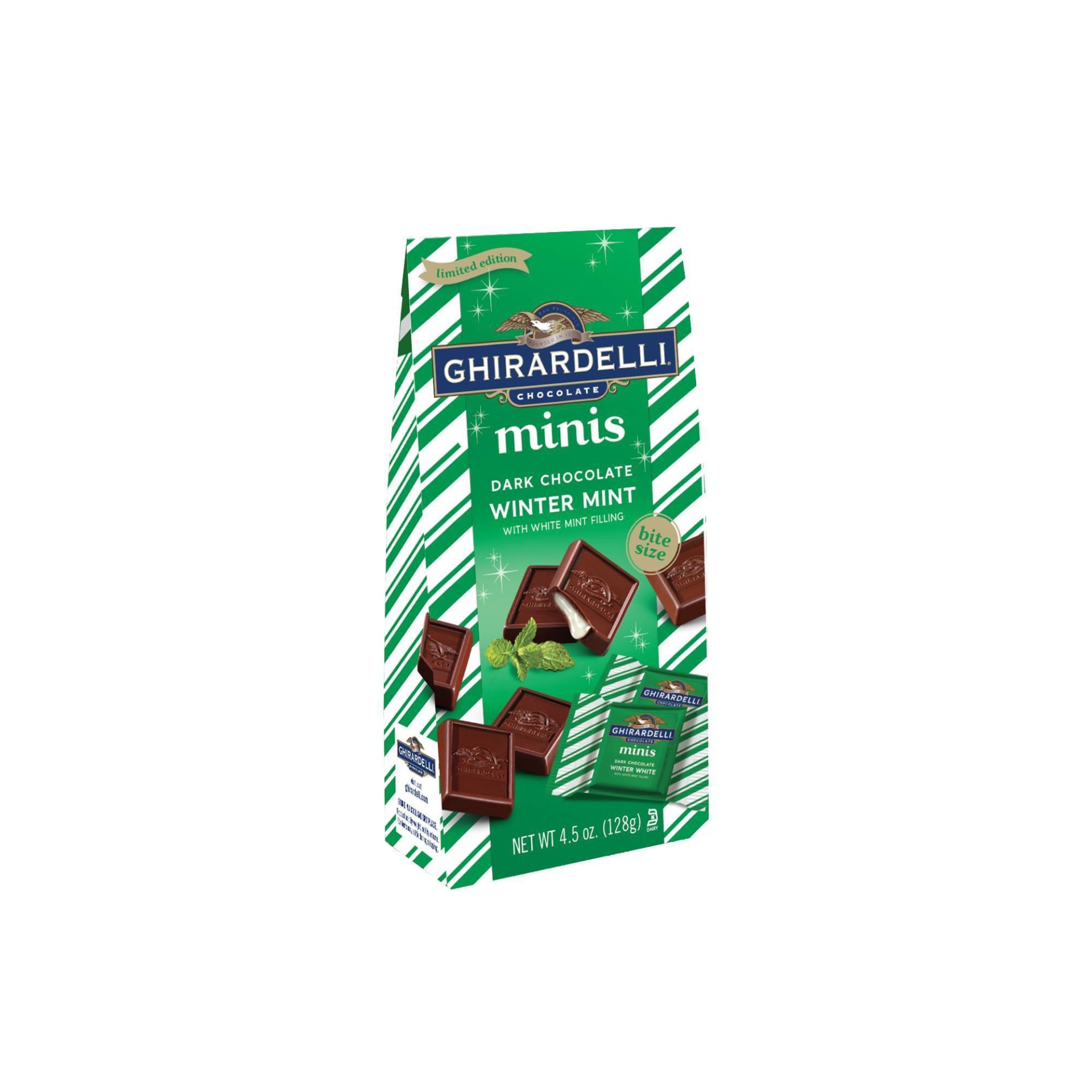 slide 1 of 1, Ghirardelli Christmas Winter Mint minis Bag, 4.5 oz