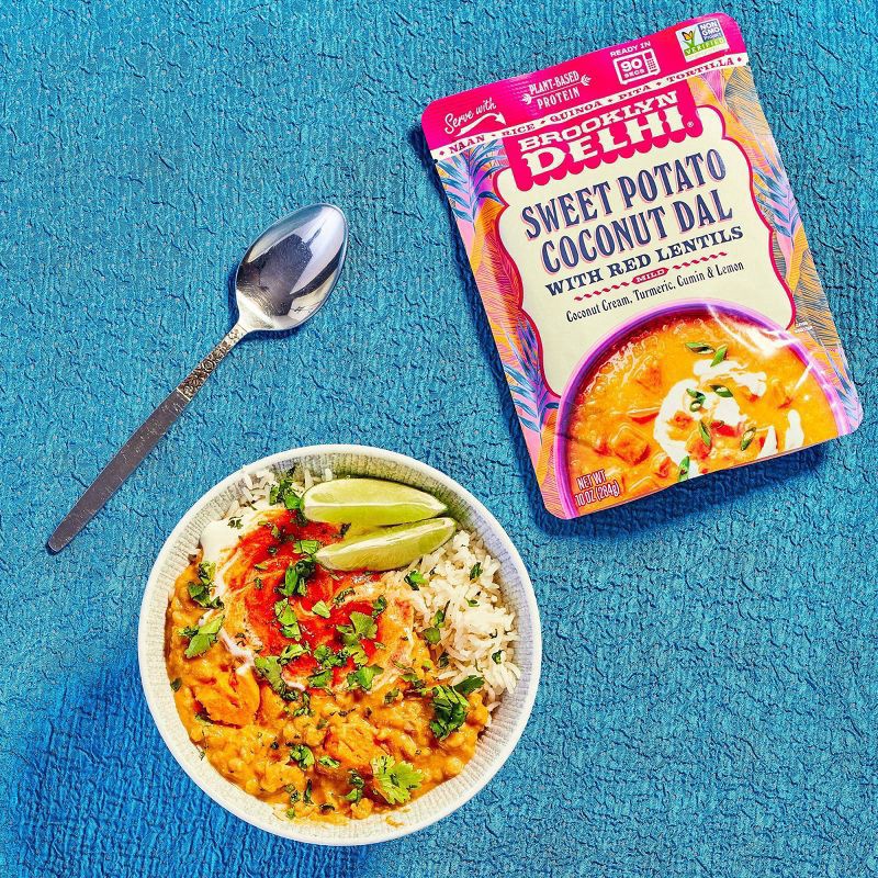slide 3 of 4, Brooklyn Delhi Sweet Potato Coconut Dal with Red Lentils - 10oz, 10 oz