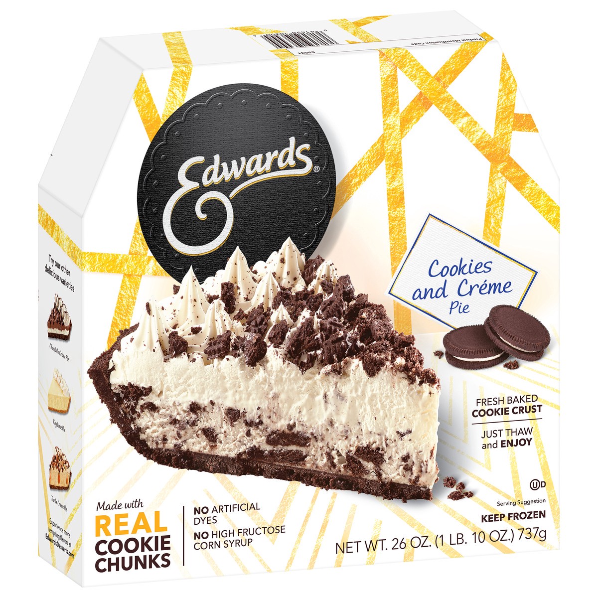 slide 9 of 9, Edwards Cookies & Creme Pie, 1.62 lb
