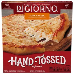 DiGiorno Frozen Hand Tossed Pizza Four Cheese 16.9oz Package