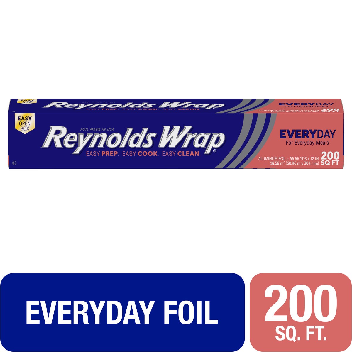 slide 12 of 12, Reynolds Wrap Everyday Aluminum Foil, 200 ft