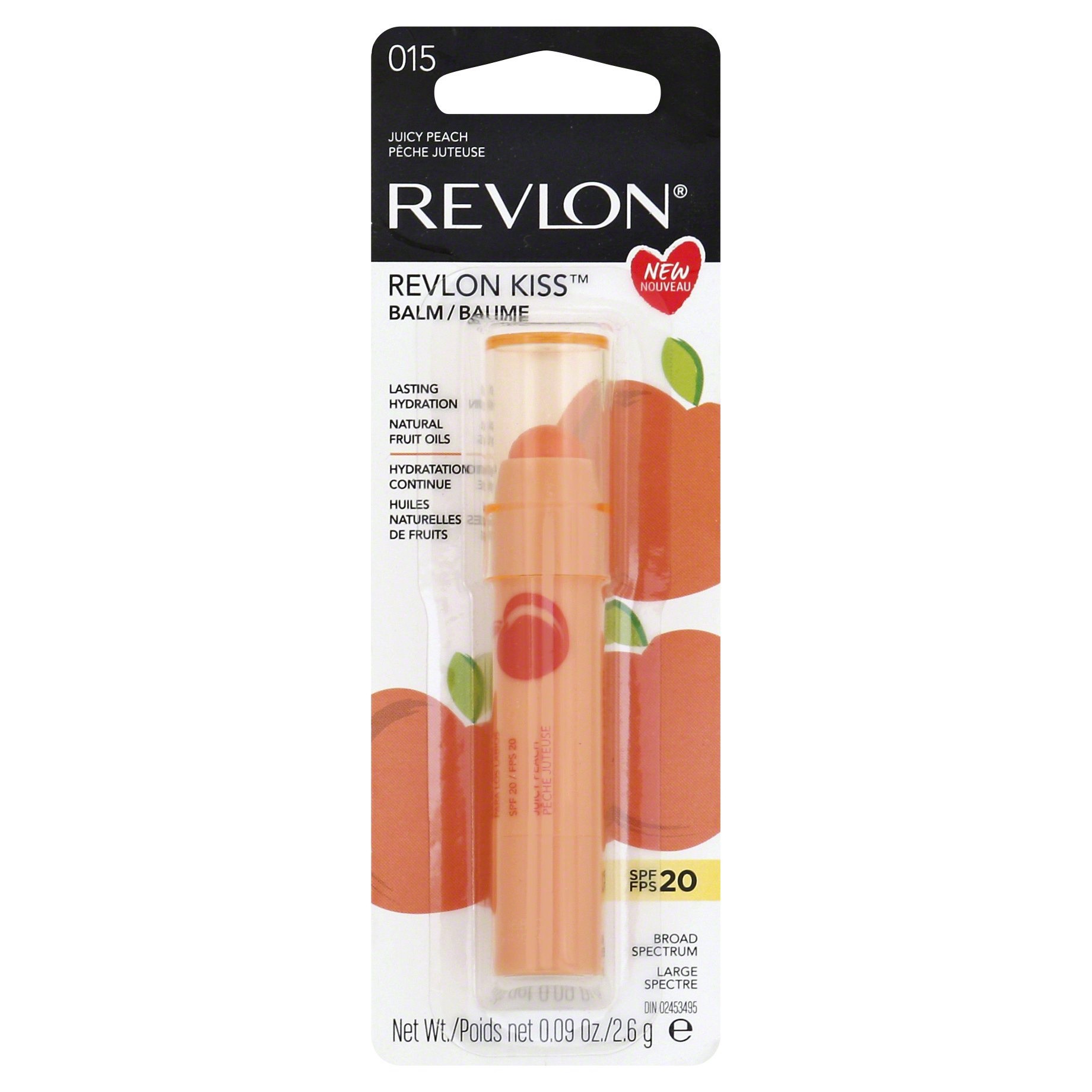 slide 1 of 5, Revlon Tinted Lip Balm - 015 Juicy Peach, 0.08 oz