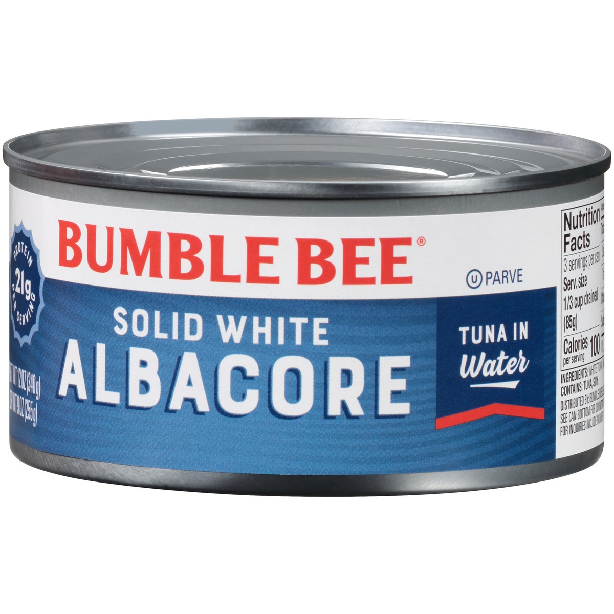 slide 3 of 9, Bumble Bee Solid White Albacore Tuna in Water 12 oz, 12 oz