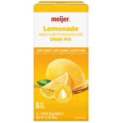 Meijer Lemonade Drink Mix, 6 Count