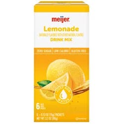 Meijer Lemonade Drink Mix, 6 Count