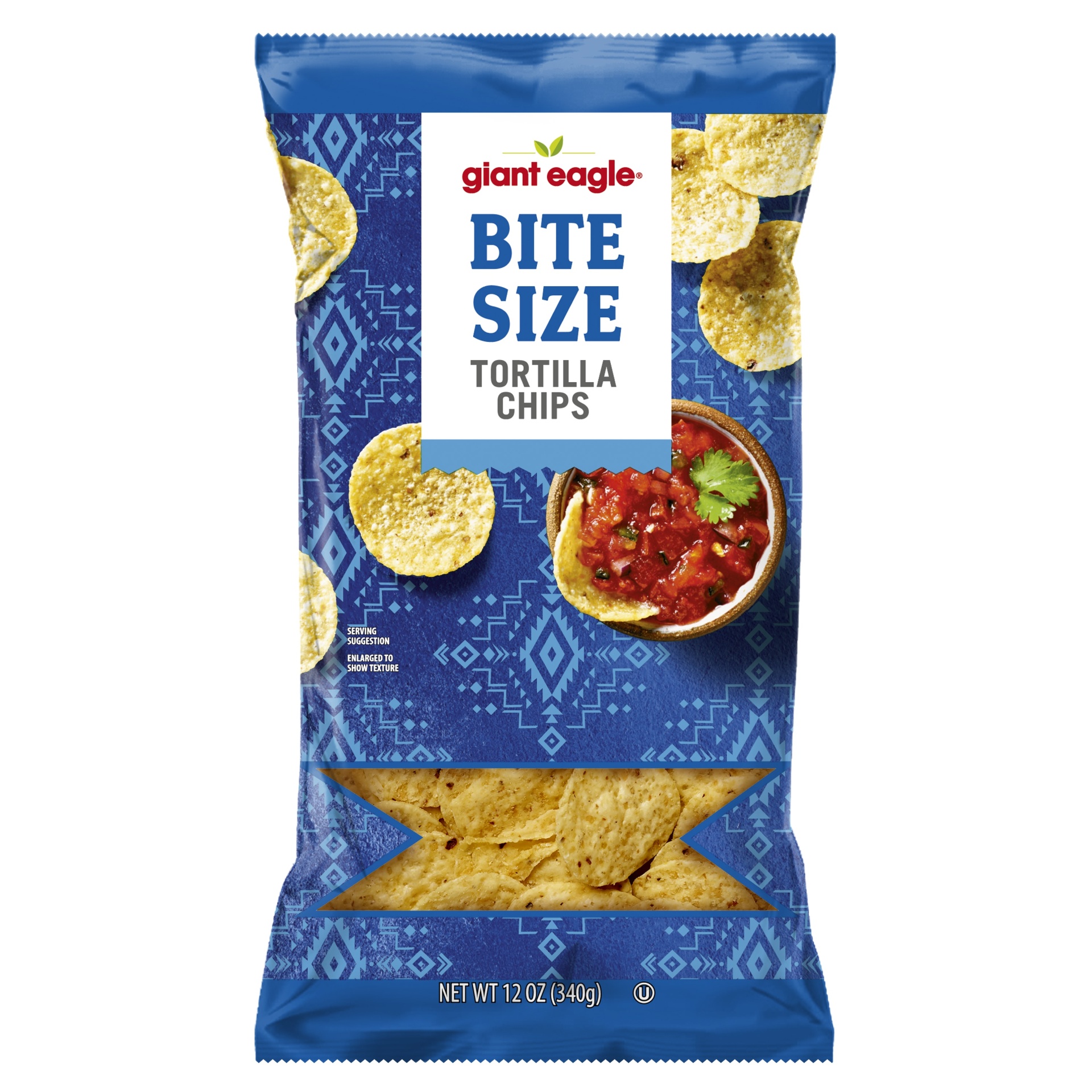 slide 1 of 1, Ge Tortilla Chips Bite Size White, 12 oz