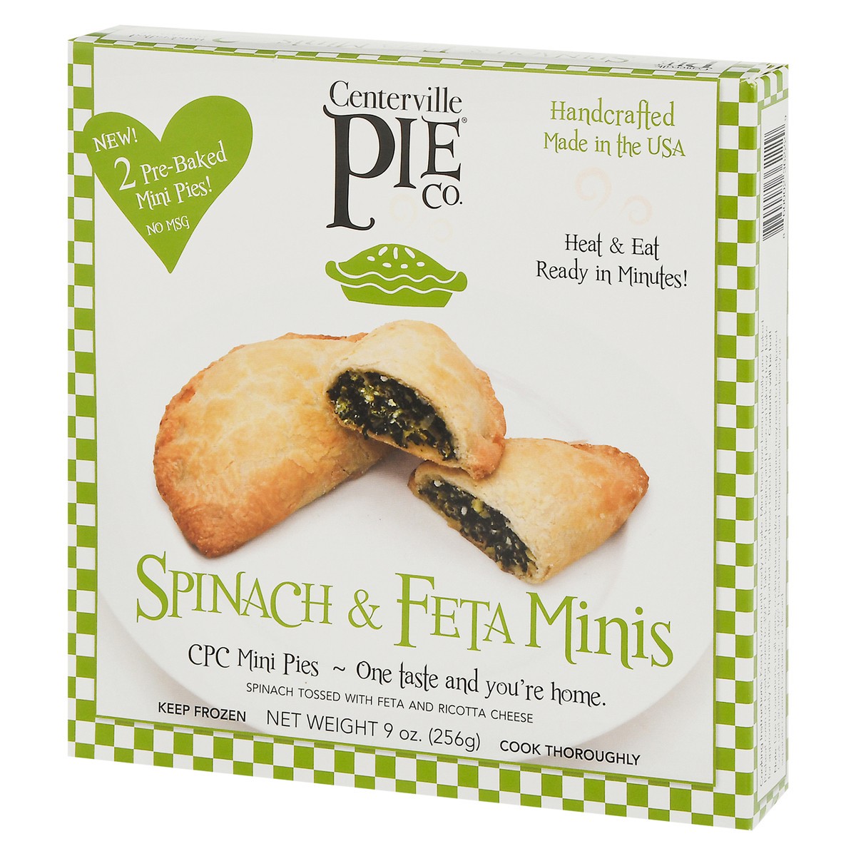 slide 2 of 13, Centerville Pie Company Spinach & Feta Minis Mini Pies, 2 ct