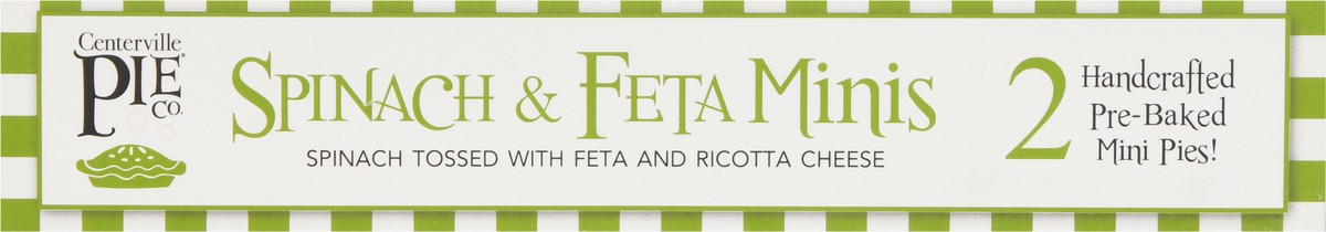 slide 11 of 13, Centerville Pie Company Spinach & Feta Minis Mini Pies, 2 ct