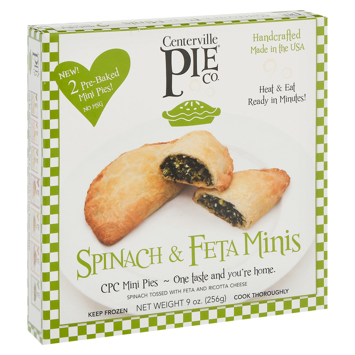 slide 5 of 13, Centerville Pie Company Spinach & Feta Minis Mini Pies, 2 ct